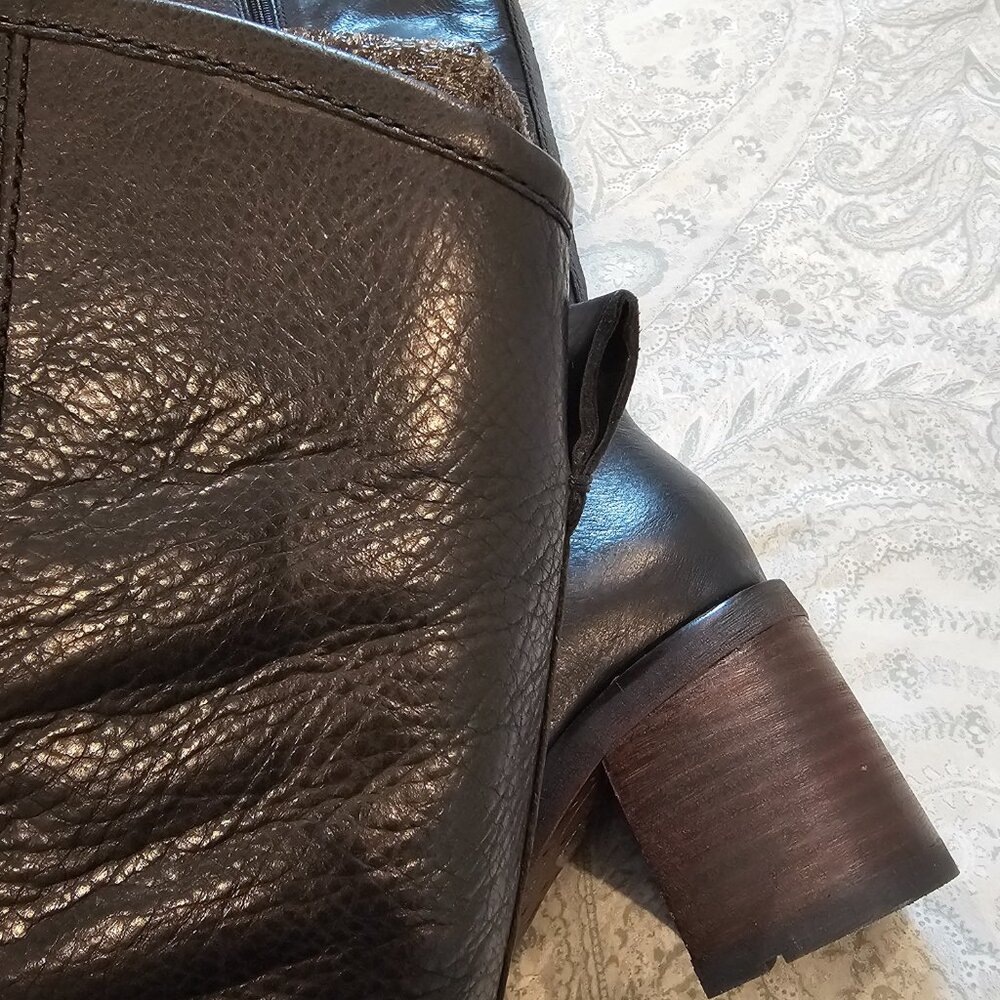 NWOB Franco Sarto Kemper Black Leather Boot US 8M - Picture 8 of 8